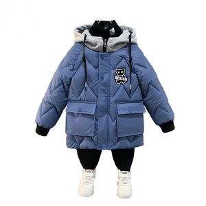 Jassen 4-14 jaar herfst winter jongens jas warm kind kinderen meisje jas met capuchon rits bovenkleding verjaardagscadeau kinderkleding 230909