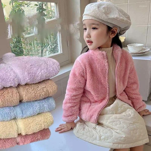 Vestes automne enfants garçons vêtements hiver chaud polaire tissu coton vêtements d'extérieur enfants manteau veste manteau Jaquetas pour les filles