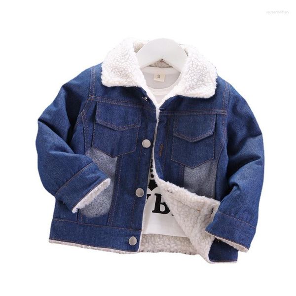 Chaquetas Otoño Invierno Bebé Niños Niñas Ropa Niños Moda Espesar Abrigo Cálido Niño Traje Casual Ropa de abrigo infantil Chaqueta para niños