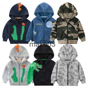 Jackets Autumn Winter New Camouflage Hoodies for Boys and Girls Fashion Long Sleeve Zipper Hooded Jackets Coats Kids Children Outer Wear J230728