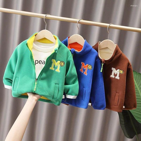 Jackets Baby Boys Coat Chaqueta Grosamiento de niños 2024 Autumn Invierno Invierno Piedra infantil