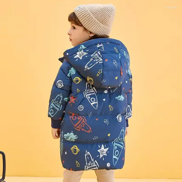 Chaquetas para niños, chaqueta de plumón para hombres y mujeres, ropa para niños, abrigo largo de invierno de pato blanco auténtico molesto para bebés y niños