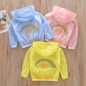 Jackets kinderzonbescherming Kleding Summer Baby Skin Girls Airconditioning Boys UV Jacket 230311