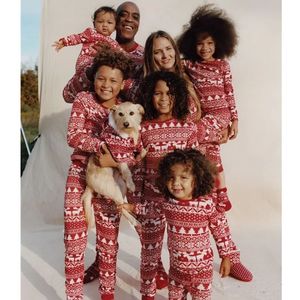 Jassen Kledingset Moeder Mannen Baby Meisje Jongen Family Look Winter Jaar Moeder Dochter Katoen Familie Bijpassende Kerst Kerst Pyjama 231009