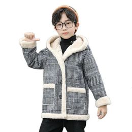 Vestes manteau pour garçon épais chaud Style décontracté veste pour enfants hiver automne vêtements garçons 6 8 10 12 14 231026