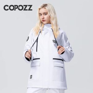 Vestes Copozz hiver chaud homme et costume de neige pour femmes porter des vêtements de snowboard costumes de ski 10k vestes ou pantalons d'hiver imperméables