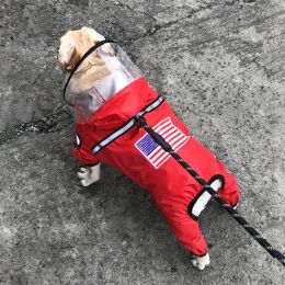 Vestes Designer Pet Dog Raincoat Combinaison pour bouledogue français imperméable Pet Puppy Vêtements Raincoat Pug Combinaison Veste PC1420 S3XL