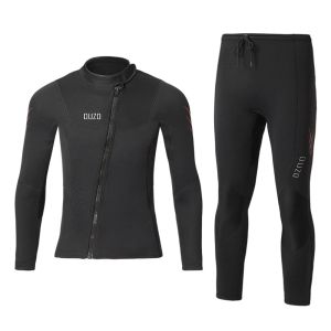 Jackets duikpak 3 mm mannen wetsuit neopreen onderwater kitesurf surf surfen op speervissen jasbroek kleding natte pak apparatuur