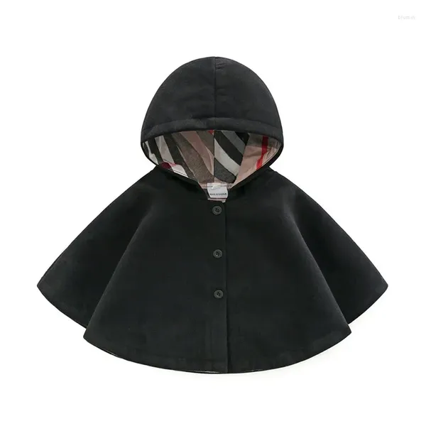 Vestes Marque de mode enfants vêtements sans manches à capuche laine plus polaire tricoté pull manteau manteau bébé fille veste d'hiver 1-5 ans