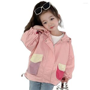 Vestes filles manteau veste patchwork fille printemps automne