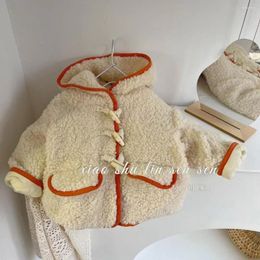 Vestes filles polaire épaisseur bébé enfants manteaux vêtements d'extérieur pour enfants automne printemps 23-001