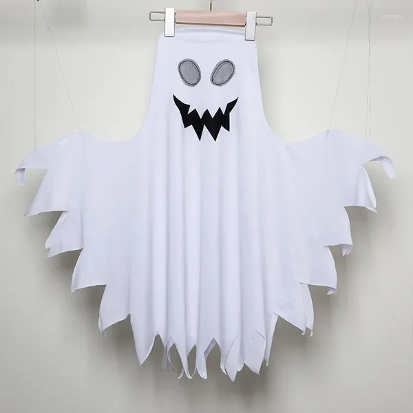 Jackets Halloween Grimace Pulstover Cape Scary Strary Impersonator Disfraz White Ghost para niños