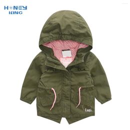 Jackets Honeyking Spring en Autumn Children's Clothing Boy's Jacket Baby Cute Coat Infant Kids Wind Breaker Hooded For Boy