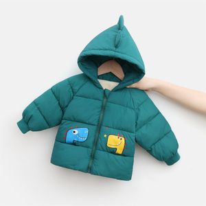 Jassen Jas voor jongens Kinderen Kinderen Peuter Baby Baby Meisjes Lange mouw Leuke Cartoon Winter Effen Jassen Oren Verfjas 230920