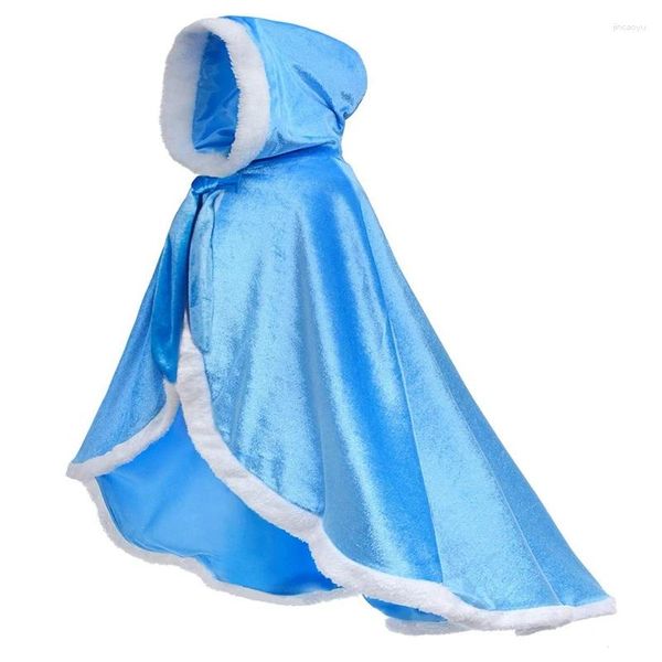 Vestes enfants enfants filles Noël cape enfants princesse châle cosplay costume costume de fête de flèche de fantaisie décoration