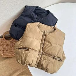 Vestes manteau pour enfants gilet en coton pour enfants épaissi enfants mâle et femelle bébé pain gilet chaud