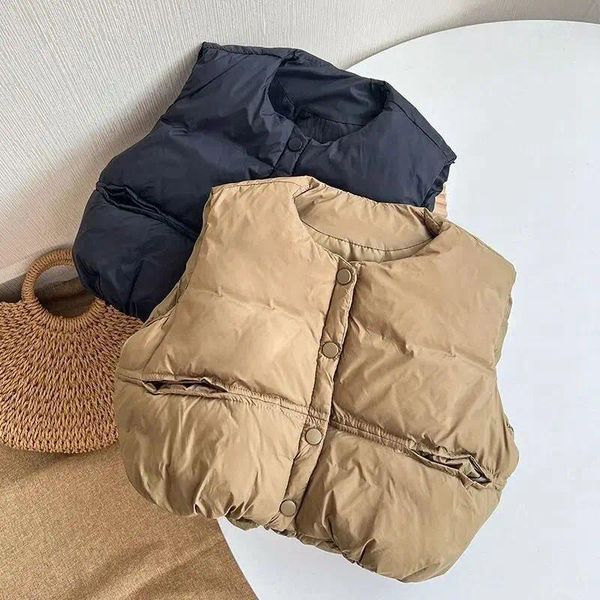 Vestes manteau pour enfants gilet en coton pour enfants épaissi enfants mâle et femelle bébé pain gilet chaud