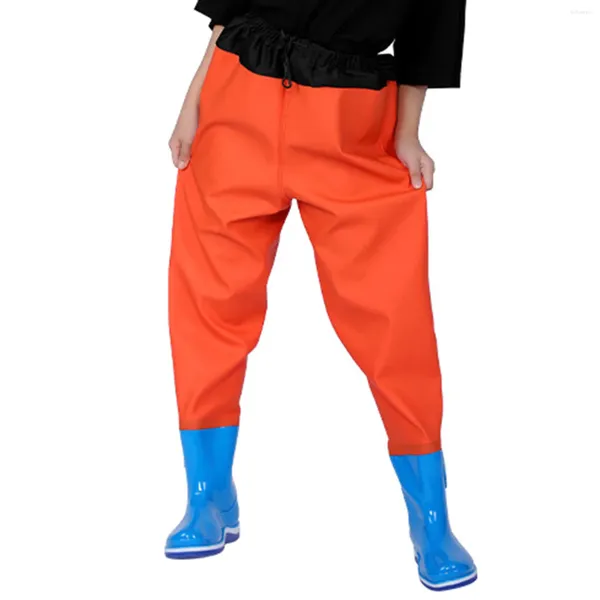 Vestes enfants pantalons de pataugeoire imperméables avec bottes de pluie jouant au sable Sports nautiques jardin plage pêche chasse pantalon de pataugeoire