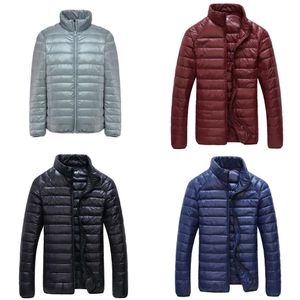 Jackets heren herfst winterjack mannen ultralicht draagbare parka's jas casual warme winddichte mannelijke outdarnen 5xl 6xl