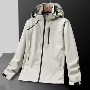 Vestes Vêtements pour hommes légers veste de pluie imperméable à capuche extérieur randonnée en randonnée en manteau