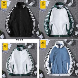 Jackets Hiphop Ladies Men Men Losse en comfortabel oversized eenvoudig casual met zipper Spring Street Sports dunne jas 220929