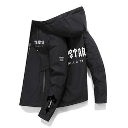 Vestes New Mens Zipper Jacket Spring / Fall Trapstar Brand Fall / Spring Blazer Casual Trend Fashion Coat Li 520889