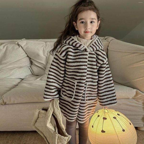 Vestes pardessus enfants Vêtements de coton coréens filles hiver