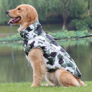 Vestes vêtements pour animaux de compagnie S6XL vestes chaudes pour petits et grands chiens réfléchissant imperméable épaissir chien manteau chien Costume fournitures pour animaux de compagnie