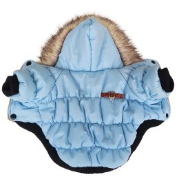 Jackets ropa para perros para mascotas de invierno abrigo cálido de viento+chaqueta de cachemir de esponja para cachorro de ropa de mascota de perro grande