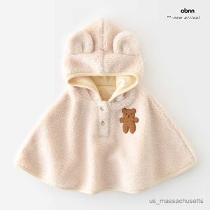 Vestes qualité garçons filles mignons ours manteaux à capuchon