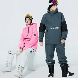 Jackets Skiing Jackets Men Women Ski Jacket Sneeuwbroek Warm Winddichte Winter Overalls Hoodie Waterdichte Outdoor Sports Kleding Snowboardi