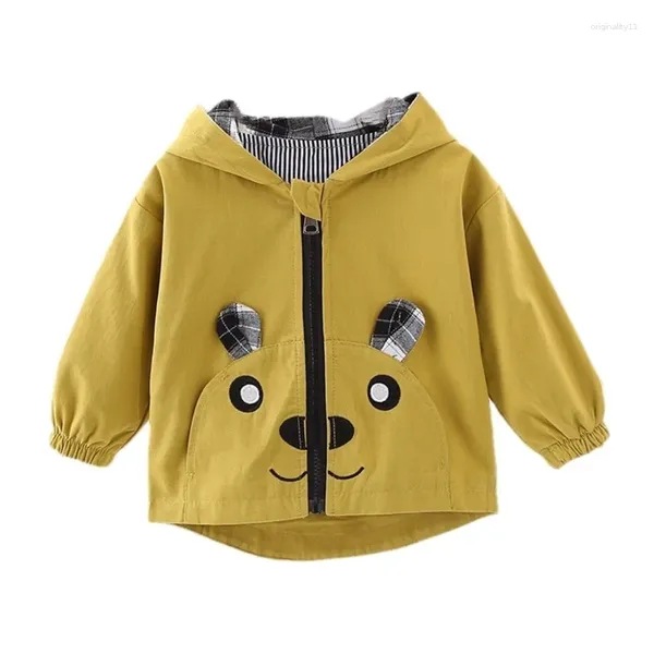 Vestes printemps automne bébé filles vêtements enfants garçons veste à capuche