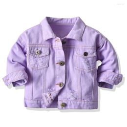 Chaquetas Tem Doger 2023 primavera moda niños Denim niños abrigo cálido Unisex niños niñas prendas de vestir ropa deportiva