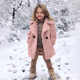 Vestes enfant en bas âge bébé enfants filles coupe-vent hiver manteau solide épaissir vêtements d'extérieur chauds vêtements parmi les filles garçons fête d'anniversaire 221129