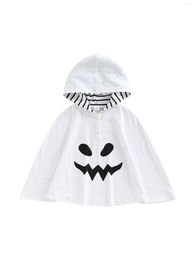 Jackets Toddler Kids Baby Girl Boy Halloween Kostuum Ghost Hooded Mantel Robe Kaap Hoed Deken Grappige cosplay kleding