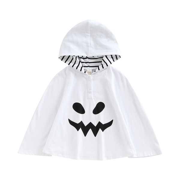 Chaquetas para niños pequeños, bebé, niña, niño, disfraz de Halloween, capa con capucha de fantasma, capa, sombrero, manta, ropa de Cosplay divertida 2201006