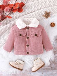 Jackets Catina de chaqueta cálida para recién nacido bebé 0-3 años de edad casual de algodón de invierno de algodón