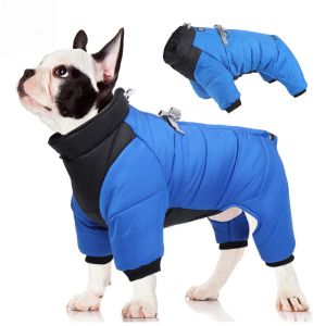 Vestes Vestes pour chiens de chien imperméables manteau de chien d'hiver Veste de chiens de chien chaud veste en coton pour petits chiens moyens pug chihuahua costume bulldog