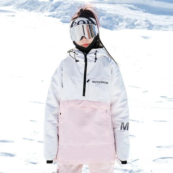 Vestes imperméable chaud femme manteau de Ski à capuche Snowboard hommes vestes Sport montagne longue femme vêtements de dessus coupe-vent homme survêtement vêtements