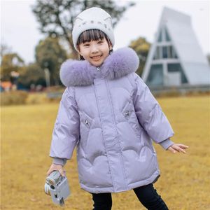 Vestes Hiver doudoune pour fille imperméable à capuche brillant chaud petite fille vêtements d'extérieur manteau 1-6 ans enfants bébé fille Parka tenue 231120