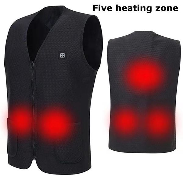 Vestes Vaignement chauffant hivernale Femmes USB Veste chauffée électrique Veste thermique lavable