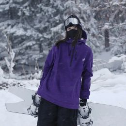 Vestes hiver nouveau femme chaude ski vestes 2024 Vêtements de neige du couple Pro Hoodies de sport de ski au vent.