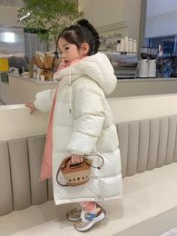 Vestes d'hiver manteaux de coton épais pour filles vestes à capuche vêtements d'extérieur pour enfants vêtements bébé longue Parka chaude Snowsuit CH28 231109