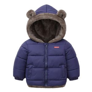 Jassen Winter Dikkere kinderjassen voor meisjes Jassen Jongensjassen Plus Kasjmierjassen Peuter Bovenkleding met capuchon Baby-kinderkleding 230927