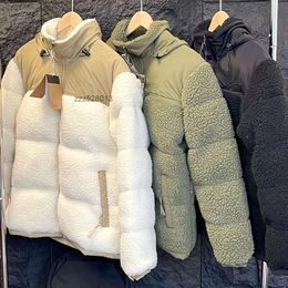 Chaquetas de invierno para mujer, chaqueta de lana Puffer Sherpa para mujer, abrigos de piel de oveja sintética, abrigo de piel de ante para mujer, abrigo de piel de ante grueso cálido para hombre h55