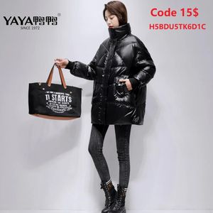 Jackets Yaya 2022 Women Hopfy Down Jacket With Hood Style Loos