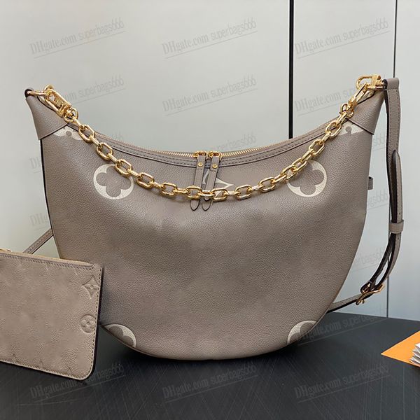 Hobo Loop Bag Diseñador de mujer Bolso cruzado Monedero Croissant Cadena Bolsas Media luna Monederos para las axilas Totes de gran capacidad Bolsos de hombro