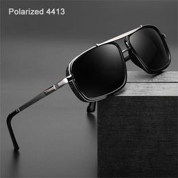 JackJad classique Vintage polarisé 4413 Style lunettes de soleil hommes conduite carré pilote conception lunettes de soleil UV400 220620