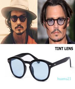 Jackjad Nieuwe Fashion Johnny Depp Lemtosh Style Round Sunglasses Tint Ocean Lens Brand Design Party Show Sun Glasses Oculos5774317