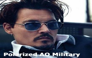 Jackjad nieuwe mode gepolariseerde AO Army Style Aviation Sunglasses Men Rij merkontwerp Sunglazen A285 Moun9371015